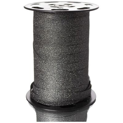 Gift Ribbon Black Glitter